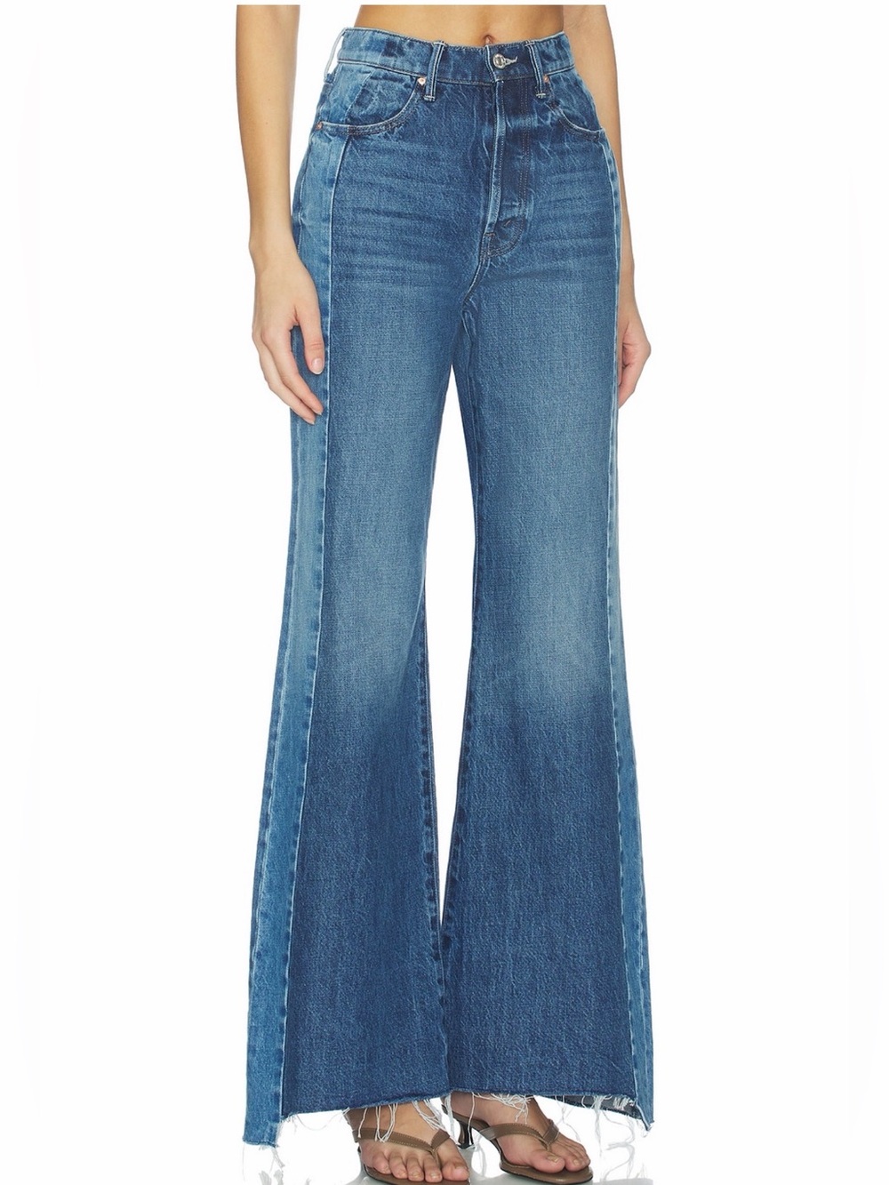 MOTHER The Tux Sidestepper Sneak Fray in Double Take